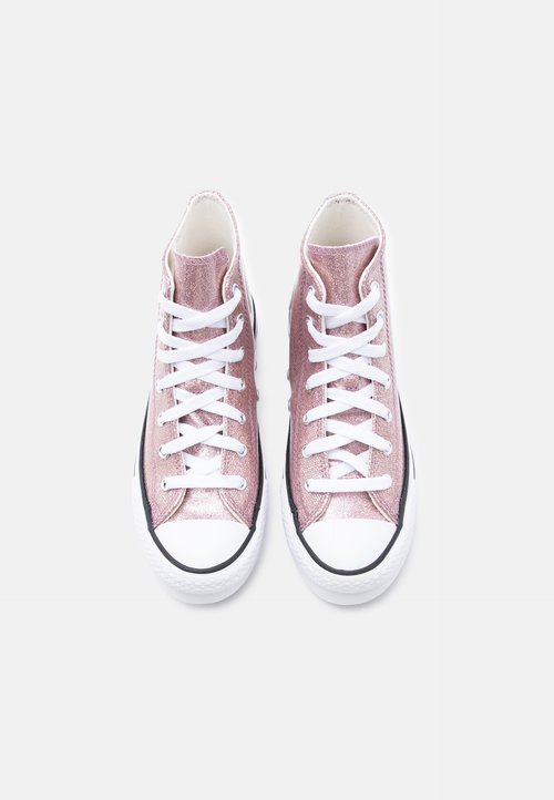 Converse CHUCK TAYLOR ALL STAR LIFT UNISEX - High-top trainers - apricot red/white/black — photo 4