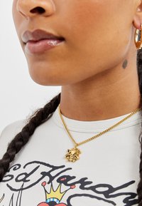 FINE LOVE KILLS SLOWLY PADLOCK NECKLACE - Necklace - gold-colored