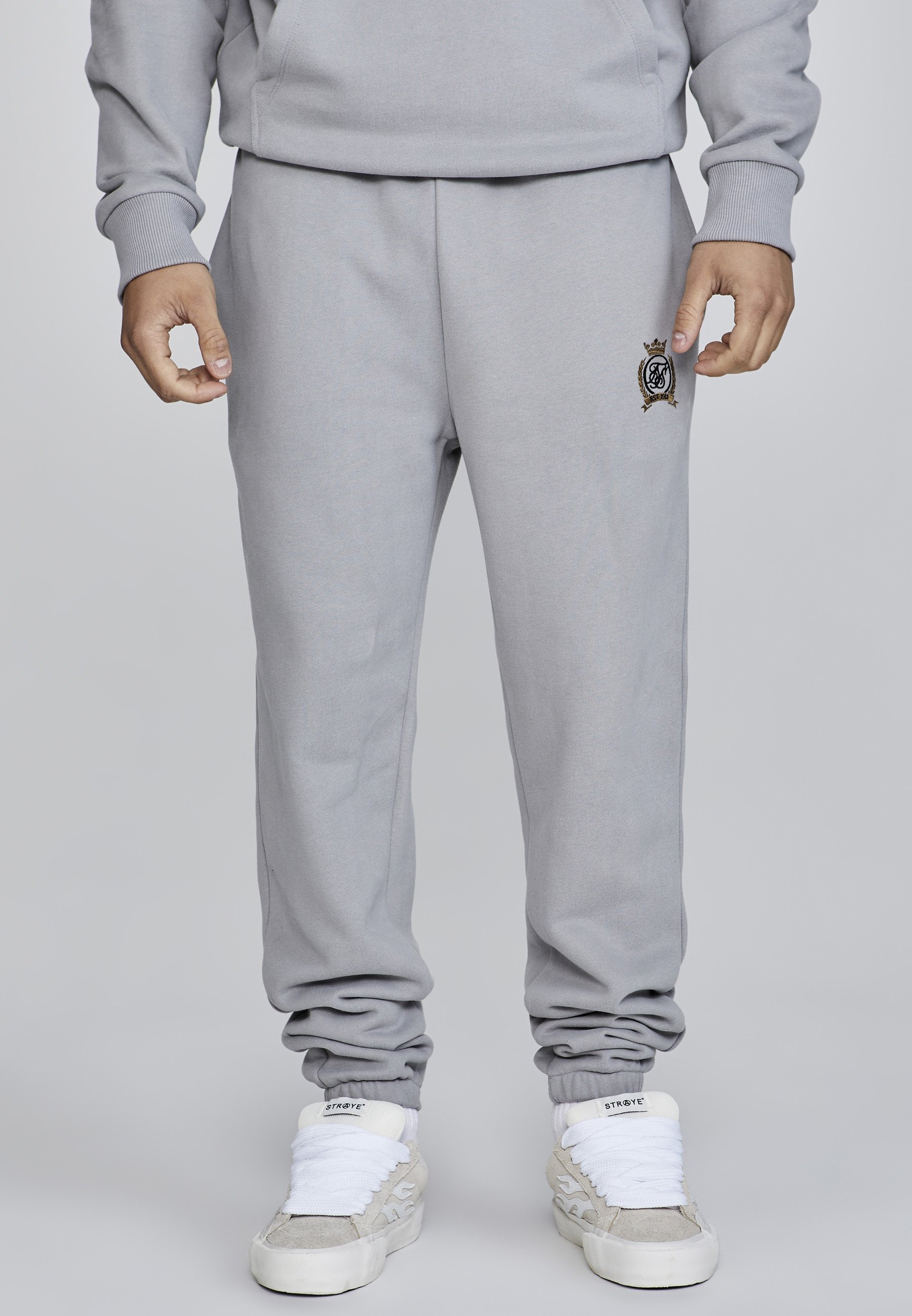 Chandal Gris Pantalon Siksilk Chandal Grey Chandal Siksilk