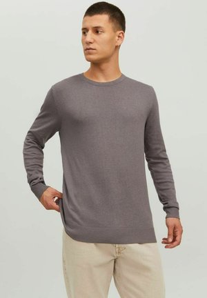 JJEEMIL CREW NECK NOOS - Trui - dark brown