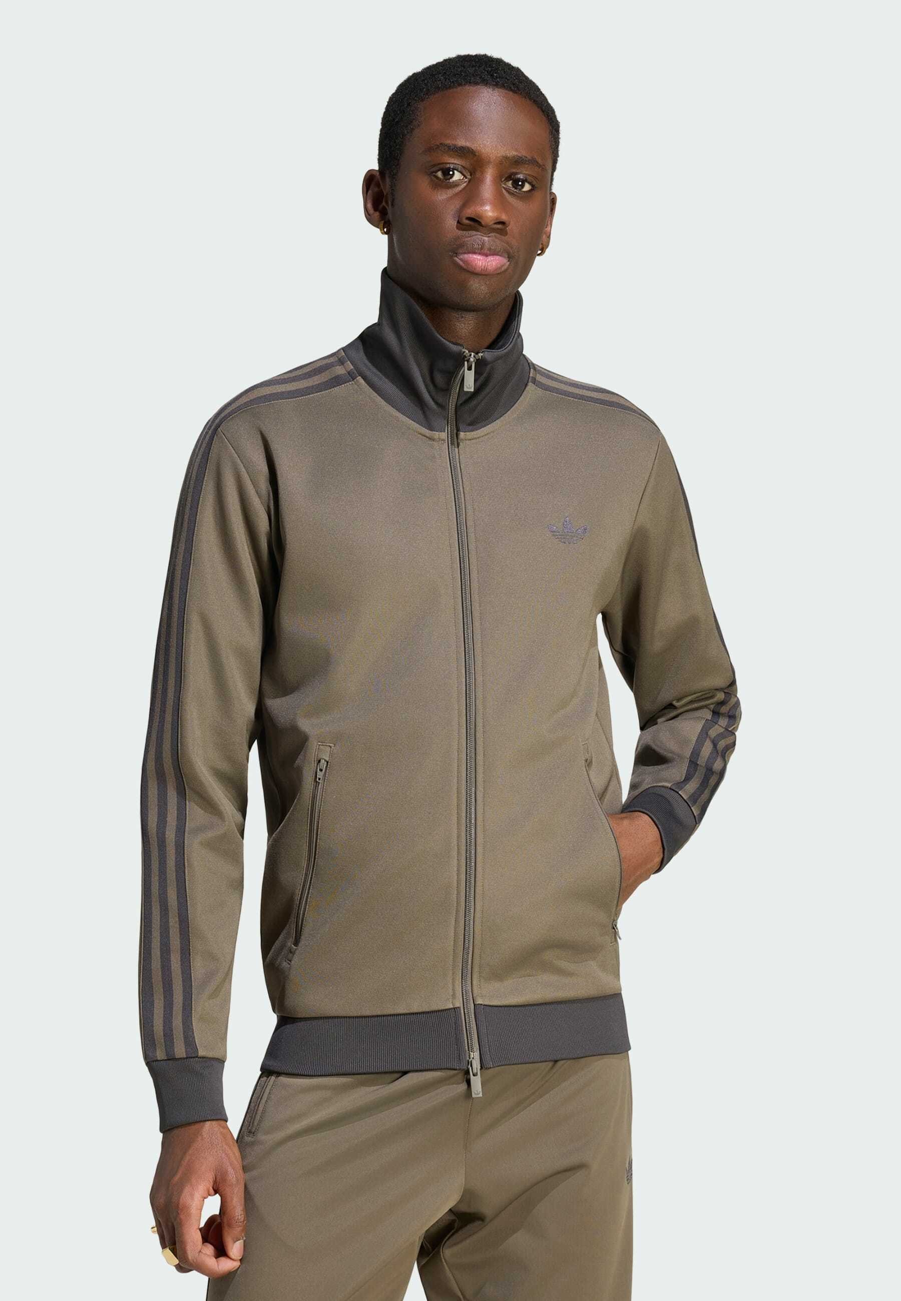 トップス  BECKENBAUER TRACK TT adidas Originals BECKENBAUER TT - Zip-up sweatshirt - branch/dark