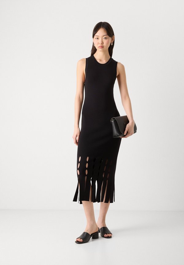 DRESS WITH FRINGE DETAIL - Jersey dress4