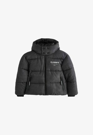 smALLSAINTS, REGULAR FIT - UNDERGROUND SHORT PADDED COAT - Talvitakki - washed black