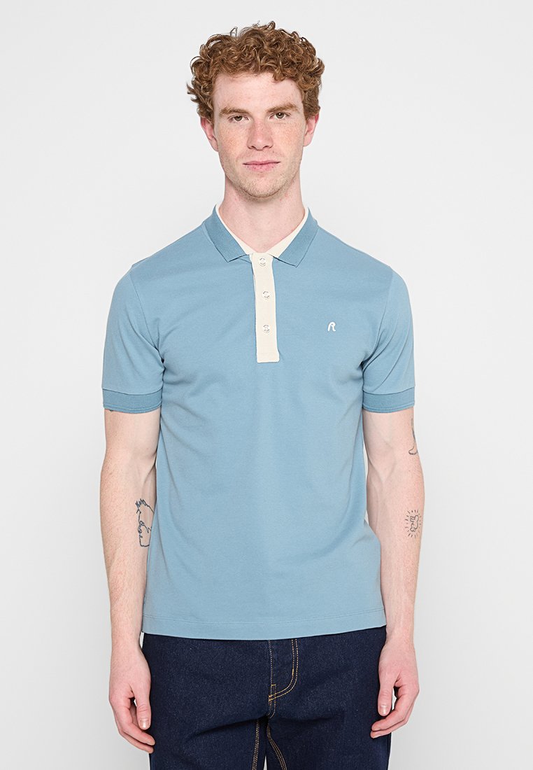 Replay Poloshirt lichtblauw