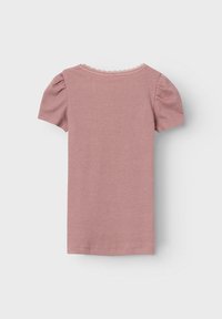 Name it 2ER-SET RUNDHALS - T-Shirt basic - weiß braun