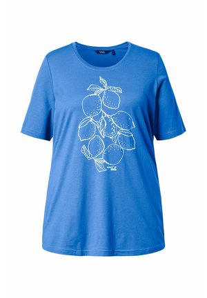 Ulla Popken, Print T-shirt - peacock blue
