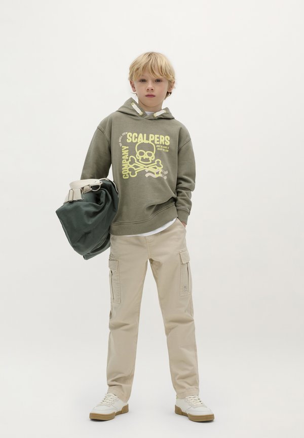 Kapuzenpullover - khaki