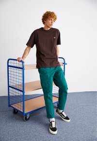 Carhartt WIP AMERICAN SCRIPT - Basic T-shirt - tobacco