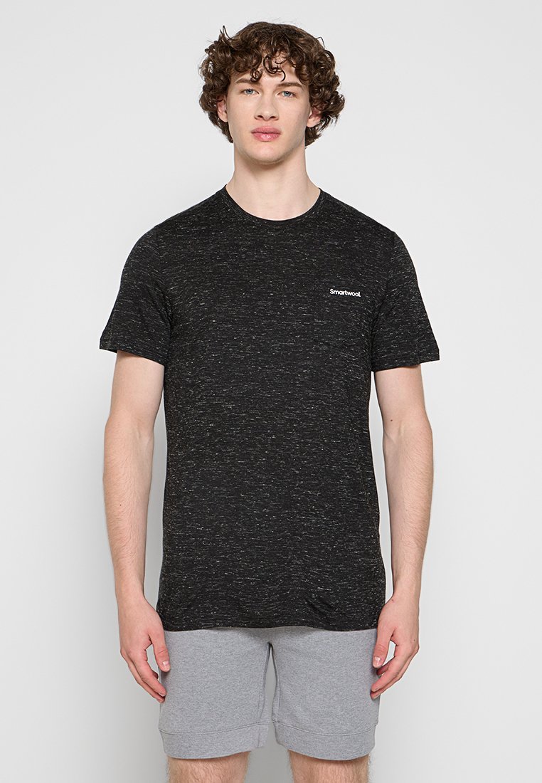 SmartWool T-shirt print zwart