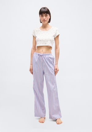 Pyjama - white/purple