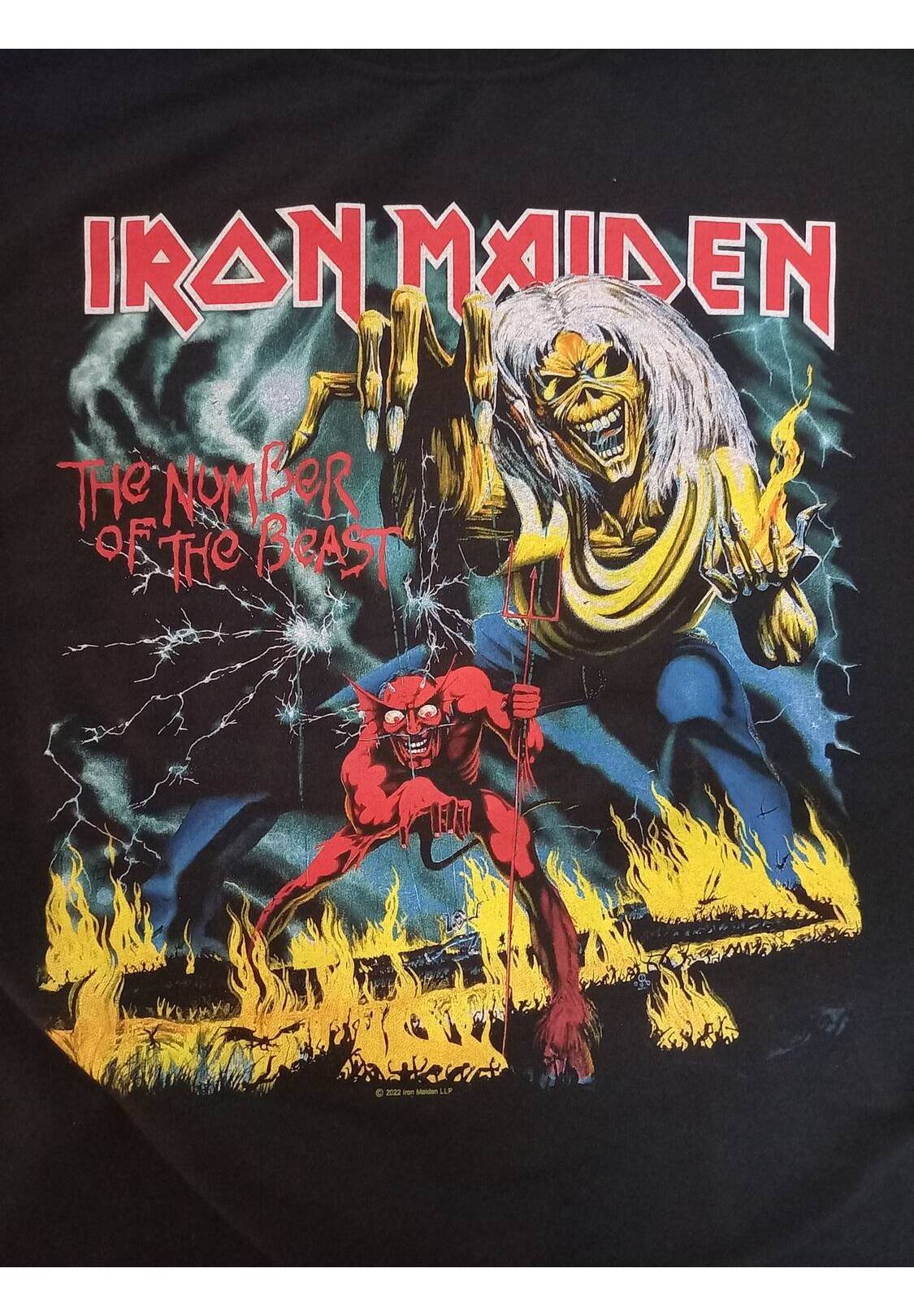 rockshirts IRON MAIDEN NUMBER OF THE BEAST - Print T-shirt - black