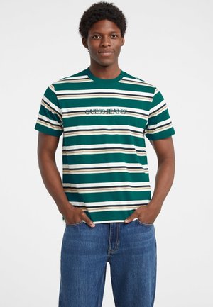 MINI STRIPED - Trükipildiga T-särk - mehrfarbig grün