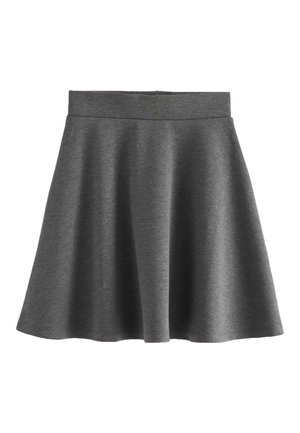 JERSEY STRETCH PULL-ON SCHOOL SKATER SKIRT - Falda acampanada - grey