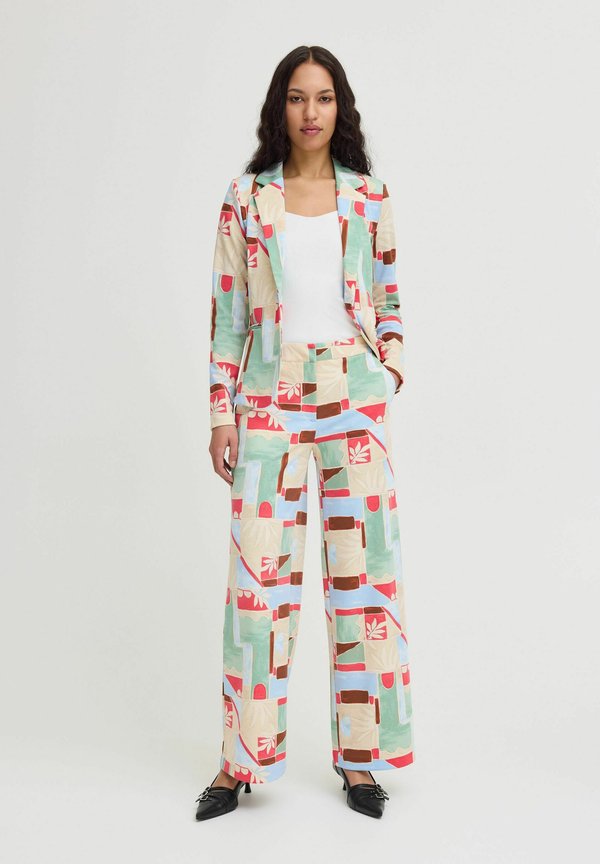 IHKATE - Trousers - multi tile aop3