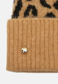 kate spade new york LEOPARD - Mössa - black light tobacco