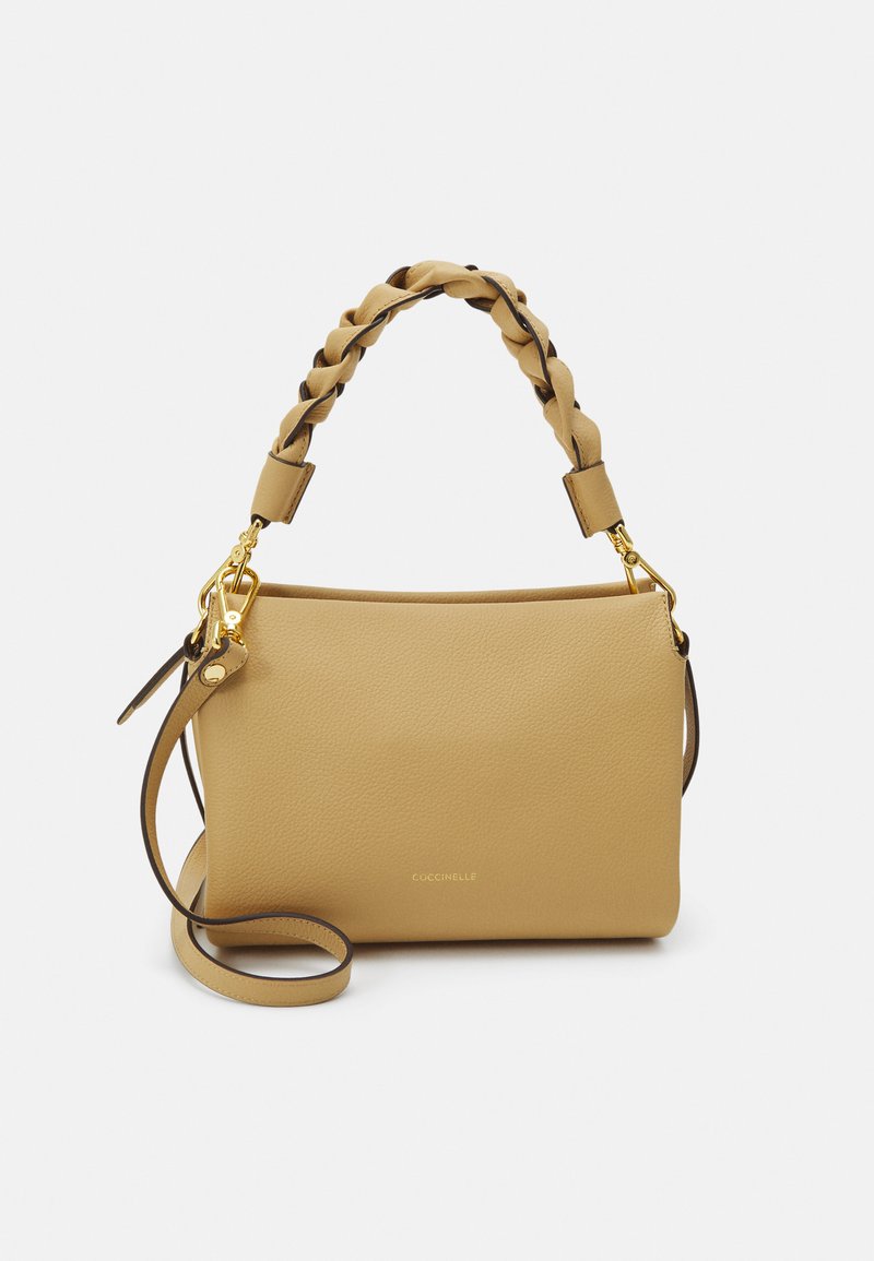 Coccinelle BOHEME GRANA DOUBLE - Kézitáska - beige