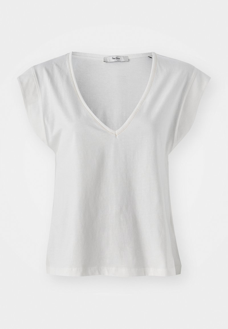 Pepe Jeans T-shirt basic crème Pepe Jeans T-shirt basic crème