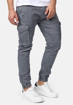 INDICODE JEANS ALEX - Pantalon cargo - iron