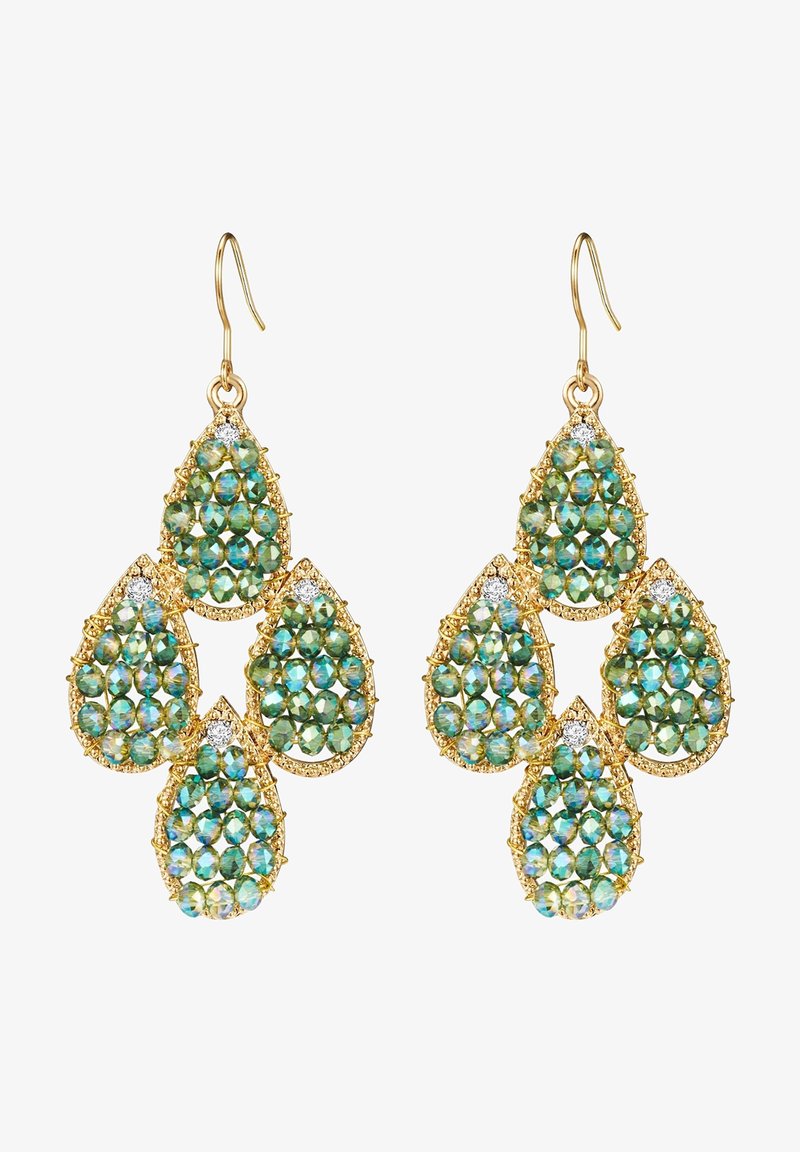 Lulu & Jane Auskarai - gelbgoldfarben