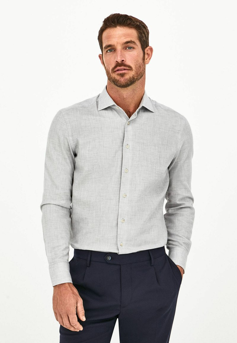 Hackett London Formal shirt grey Zalando.de