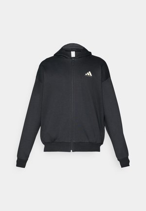 adidas Performance HOODY - Majica s kapuljačom i patentnim zatvaračem - black