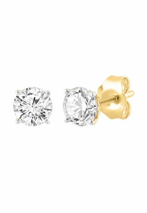 Ethische Diamanten, Náušnice - yellow gold-coloured