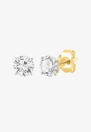 Ethische Diamanten, Náušnice - yellow gold-coloured