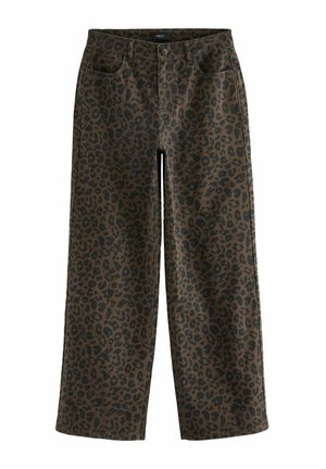 PRINTED WIDE LEG -REGULAR FIT - Jeans straight leg - leopard