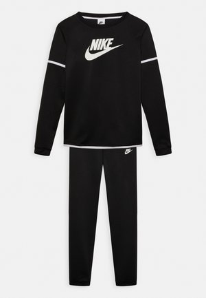 NSW POLY FUTURA HBR TS - Tracksuit - black/black/white/(white)