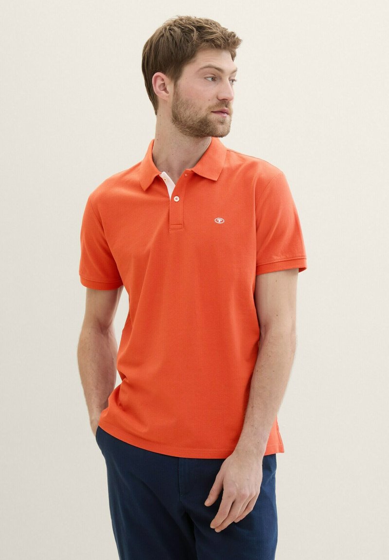 TOM TAILOR BASIC  - Polokošeľa - marocco orange