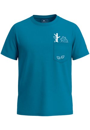 TASCHENBÄR - Print T-shirt - blau