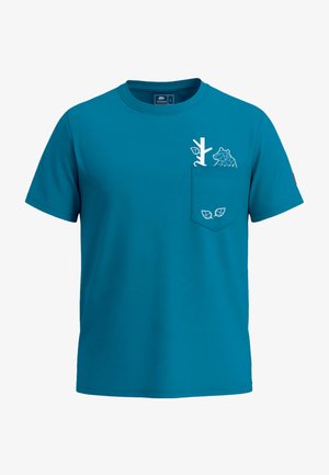 FORSBERG TASCHENBÄR - T-shirt print - blau
