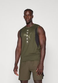 Puma HYROX ALWAYS ON CLOUDSPUN TANK - Top - dark olive
