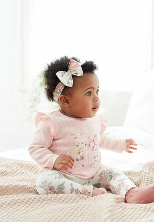 SET - Legging - pink bunny