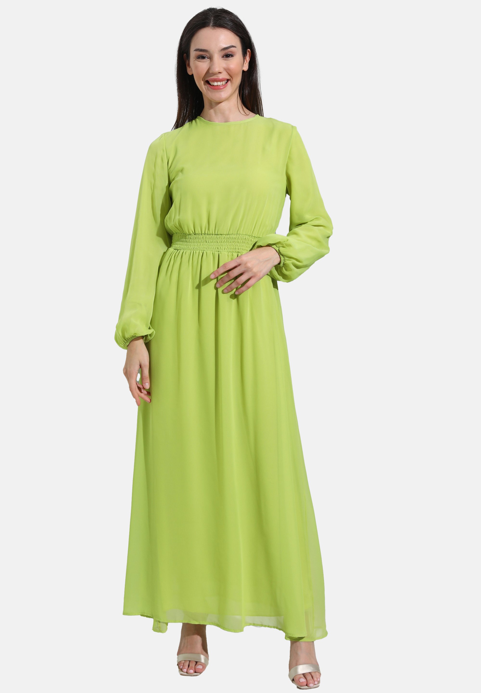 Modanisa MODEST REFKA CASUAL. - Maxi dress - olive green/evergreen -  Zalando.ie
