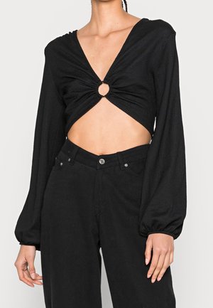 T-shirt à manches longues - black