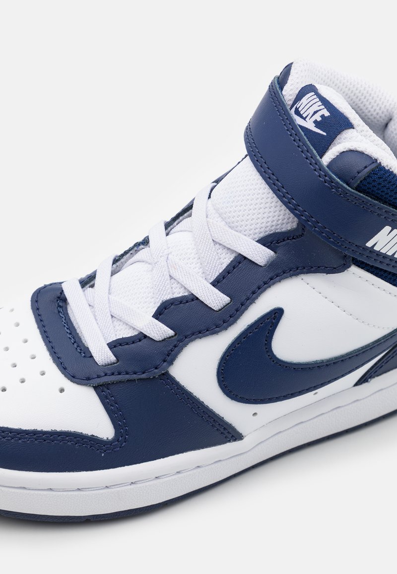 Nike Sportswear Court Borough Mid 2 Unisex Sneakers Hoog White University Red Black Wit Zalando Nl