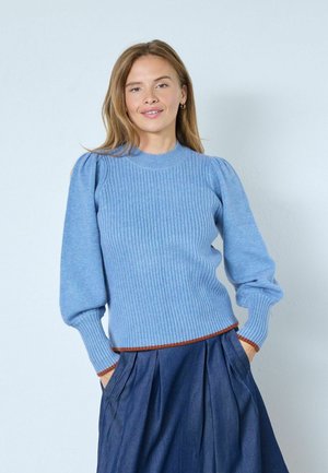 ROWCC O-PUFF  - Stickad tröja - blue