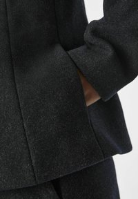 Object V-AUSSCHNITT - Blazer - dark grey melange