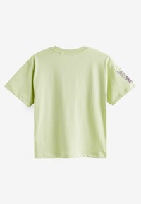 Next SHORT SLEEVE GRAPHIC 3 PACK STANDARD - Apdrukāts T-krekls - lime green white graffiti