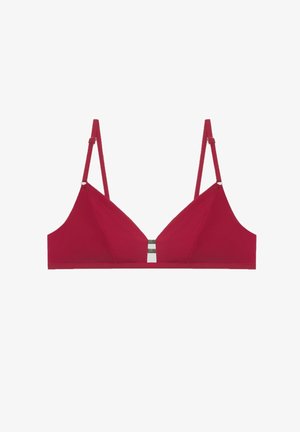 Yamamay, SCULPT COLOR - BIKINI TOP - Bikini pezzo sopra - red (plain)
