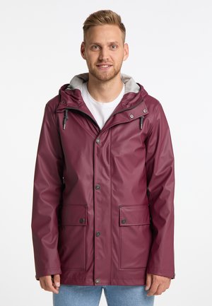 KEEPSUDRY - Waterproof jacket - weinrot