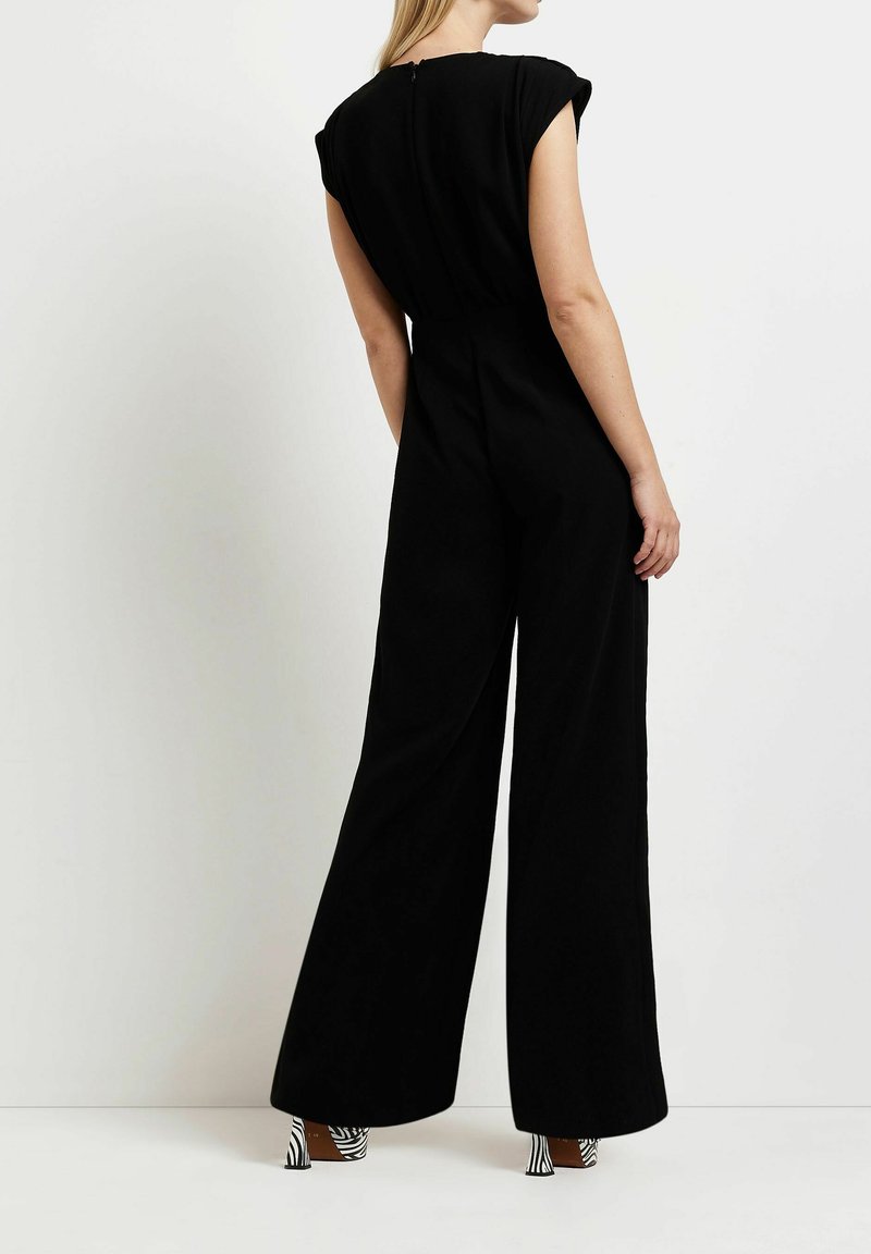 Damen Kleider | River Island Jumpsuit black/schwarz - FU66099 Damen Kleider | River Island Jumpsuit black/schwarz - FU66099