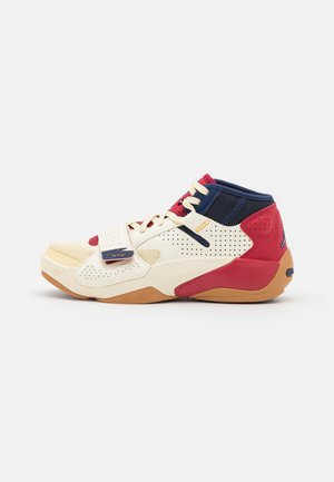 ZION 2 UNISEX - Basketball shoes - coconut milk/pomegranate/midnight navy