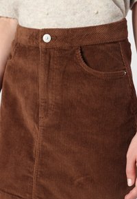 Pieces PCRILLO SKIRT - Minihame - fondue fudge