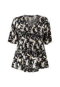 Ellos Plus collection Bluse - schwarz gemustert