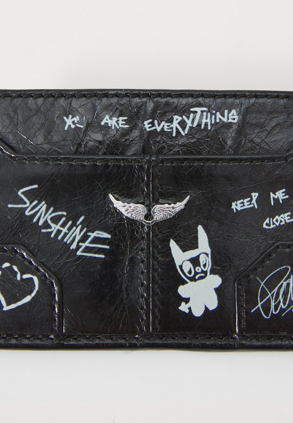 SUNNY PASS TAG - Business card holder - noir4