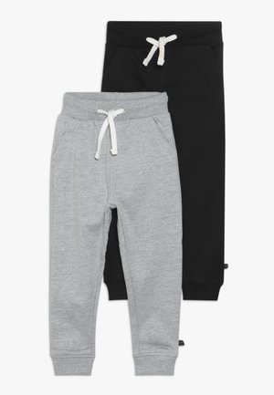 BASIC 2 PACK - Tracksuit bottoms - anthacite black