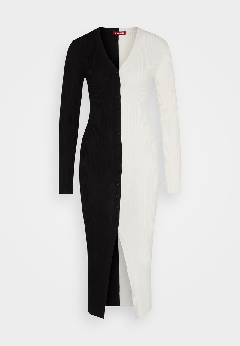 Damen Kleider | STAUD SHOKO Strickkleid black/white/schwarz - AI39605 Damen Kleider | STAUD SHOKO Strickkleid black/white/schwarz - AI39605