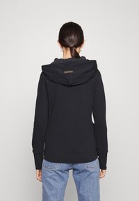 Ragwear AVAN - Tröja med dragkedja - navy